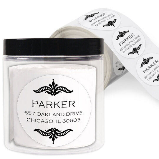 Parker Round Address Labels